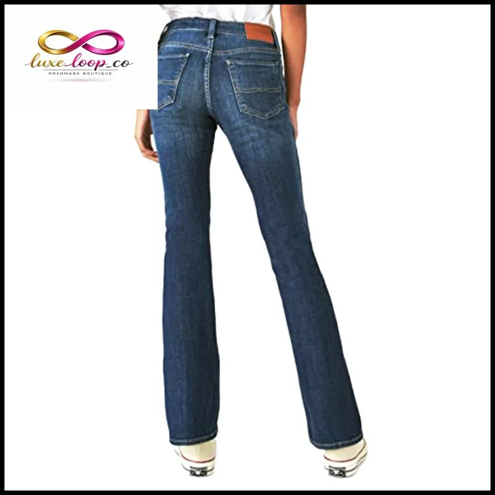 Mid Rise Bootcut Jeans, Classic Fit, Stretch Denim, Size 27 - Picture 3 of 7